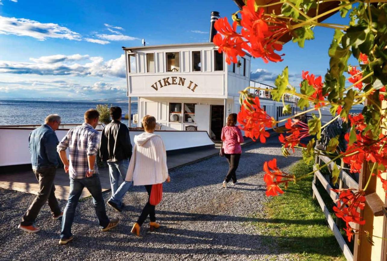 Idylliske Evjua Ved Mjosa Hotel Skreia Kültér fotó