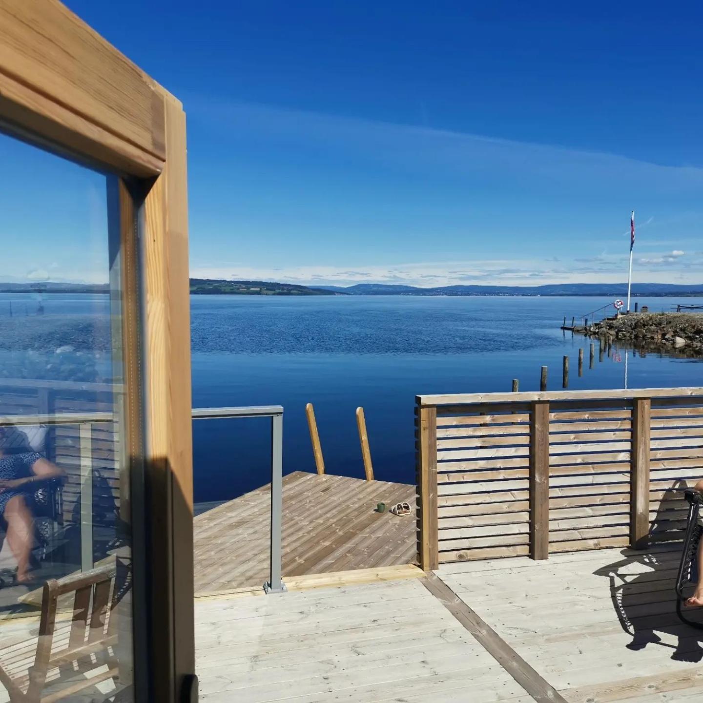 Idylliske Evjua Ved Mjosa Hotel Skreia Kültér fotó
