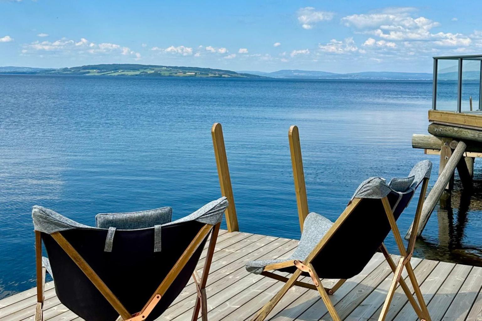 Idylliske Evjua Ved Mjosa Hotel Skreia Kültér fotó
